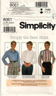 Simplicity 8061 Misses Simply The Best Shirt Sewing Pattern 8 10 12 Bust 31 5-34
