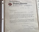 Lot Of 3 Antique 1909  x2   1914  x1  Business Letters On Letter Heads