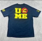 Wwe Authentic John Cena  never Give Up  T-shirt   Xl   Blue Yellow   2011