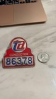 Vintage Metal Ta Conductor Badge  86378 Screw Back
