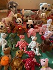 Ty Mixed Stuffed Animal Plush Assorted Lot Beanie Babies  Some Vintage Pieces 