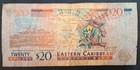 2015  Eastern Caribbean States 20 Dollars P53b  Ny986860 