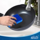 Homexcel 12pcs Kitchen Sponges Non-scratch Dual Sided Dish Scrub Cleaning
