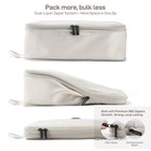 Epicka Tripcozy Compression Packing Cubes  4 Set  Beige Set Of 4 