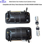 Metal Exterior Door Handles W lock Cylinders   Keys For Chevy Tahoe Suburban C k