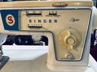 Singer Stylist Model 416 Sewing Machine With Hard Case 1970   s