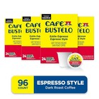 Caf   Bustelo Espresso Style Dark Roast Coffee  96 Keurig K-cup Pods
