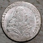 1754 Mecklenburg-schwerin Germany Silver 8 Gute Groschen Courant  almost Unc  