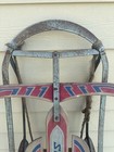 Vtg  50 s  silver Streak  Wooden Snow Sled Usa-  8952