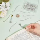 Unicraftale About 30pcs Tibetan Style Zinc Alloy Bookmarks Metal Diy Bookmark Ho