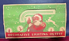 Vintage Christmas C6 Lights In Original Store Display Box Working  Santa