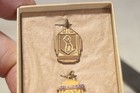 Vintage 1930 s-40 s Basketball   Baseball Sports Award Metal Fob