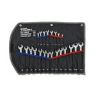 Chrome Vanadium 22 Piece Combination Wrench Set Metric Sae Ansi Asme Nylon Case