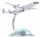Lockheed Constellation Airliner Airplane 6 5  Travel Agent Desktop Globe Decor