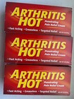 Arthritis Hot Penetrating Pain Relief Cream Exp 11 27 3 Pack  3 Oz Each 
