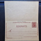 Italy 1800 s Eritrea - Postal Letter Card 2 Stamps Mnh
