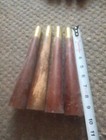 Set 4 Vintage Mid Century Furniture Legs Replacement Salvage Wooden Tapered