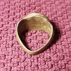 Fantastic Ancient Roman Silver Intaglio Ring  1st - 2nd Ad  