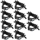  10 Pcs Black 2  Truss Lighting Clamps f34 Truss O-clamp For Dj Stage 