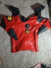 Viking Pro Dry Suit  size 2 red  black  Thermal Suit boots no Hood  Used Gc
