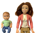 Our Loving Family Doll House Family Members Mom   Baby Boy - Hasbro 2002
