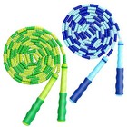 Jump Rope For Kids Girls And Boys  Soft Beaded Jump Ropes  Blue green