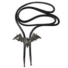 Bolo Tie For Men Western Cowboy Necktie Texas Viking Style Tie Silver Gold Bat