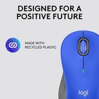 Logitech Signature M550 L Wireless Mouse Large Sized Hand Pc  Mac  Laptop - Blue