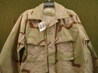 Us Military Army 3 Color Desert Camo Dcu Coat Shirt Medium Regular 1999 New 87-o