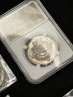 Sasanian Kings Silver Drachm King Khusro Ii  591-628 Ad  Ms Ngc True Cross