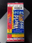1997 Game 5 World Series Full Ticket Stub Cleveland Indians Vs Florida Marlins