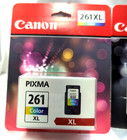 Canon Ink Cartridges Pg-260 Xl    Cl-261 Xl High Capacity - Black tricolor Set
