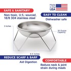 Americat Raised Cat Bowl Stand For Food And Water Stainless Steel Bowl   Stand