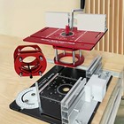 Router Table Insert Plate Set Router Lift Aluminum Woodworking Trimming Slotting