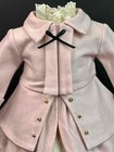 American Girl Elizabeth Pink Wool Riding Outfit jacket skirt underskirt used