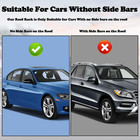 2pcs Black Roof Rack Cross Bars For Ford Maverick 2022-2027 Without Roof Rails
