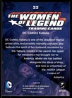 Katana 2013 Cryptozoic Dc Women Of Legend Card  22  nm 