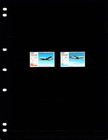  4 75 Scott Value - 1982 Uruguay Lufthansa Airplanes Direct Flight Cv Mnh Nh Umm