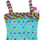 New Ondademar Girls Swimsuit One Piece Polka Dot Size 8 Upf50  Beachwear Summer
