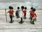 Vintage Britains Coldstream Guards Fifes And Drums Lead Soldiers Band Lot  7  Uk