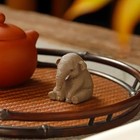 Chinese Tea Pet Kung Fu Clay Elephant 5 3cm Tea Table Ornaments Tea Ceremony