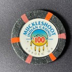 Muckleshoot Auburn Washington  100 Casino Chip Obsolete Tribal Gaming Poker Chip