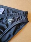 Speedo Endurance 1  Swim Brief  Black  Sz  30  Nwot