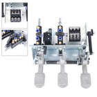Pneumatic Tire Changer Machine Kits 3 Pedal Foot Control Air Valve High Strength