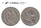  1 2 Balboa  half Dollar Circulada Panam   A  o 2019