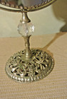 Vintage Double-sided Rotating Vanity Mirror Ornate Metal Base Tabletop 16 