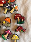 15 Pcs Trippy Psychedelic Mushroom Croc Charms jibbitz