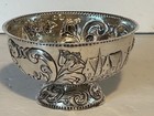 Antique Victorian Dutch Continental Silver Repousse Bowl 120 Grams
