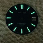 28 5mm Watch Dial Green Luminous For Seiko Nh35 Nh36 Movement Mod Dials Part