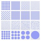 16pcs Circle Stencils For Crafts Reusable Dots Painting Stencils Round 